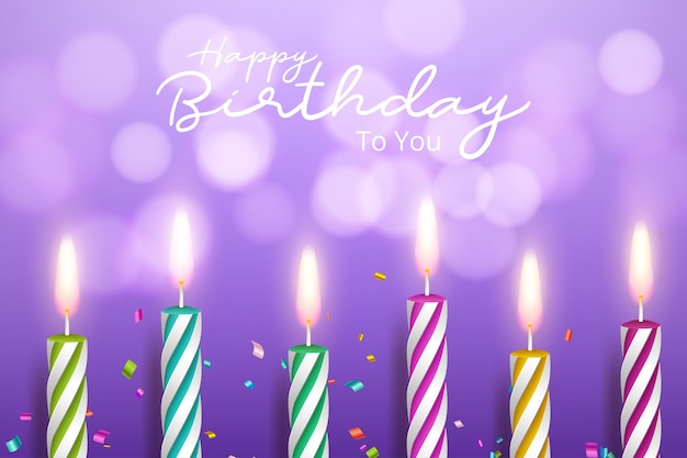 Modèle de carte de joyeux anniversaire avec place pour le texte