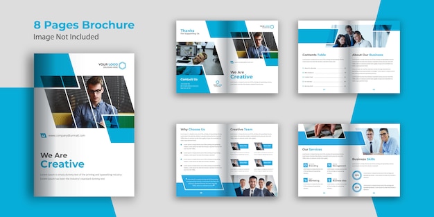 Modèle de catalogue ou de livret d'entreprise moderne
