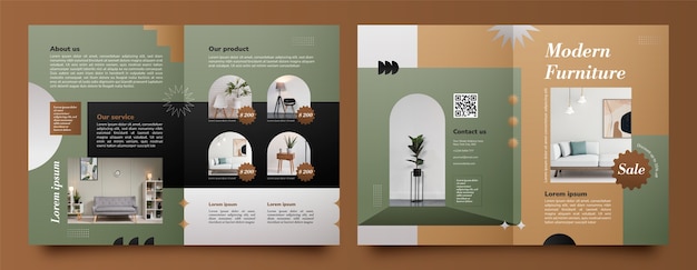 Modèle de catalogue de produits dégradé