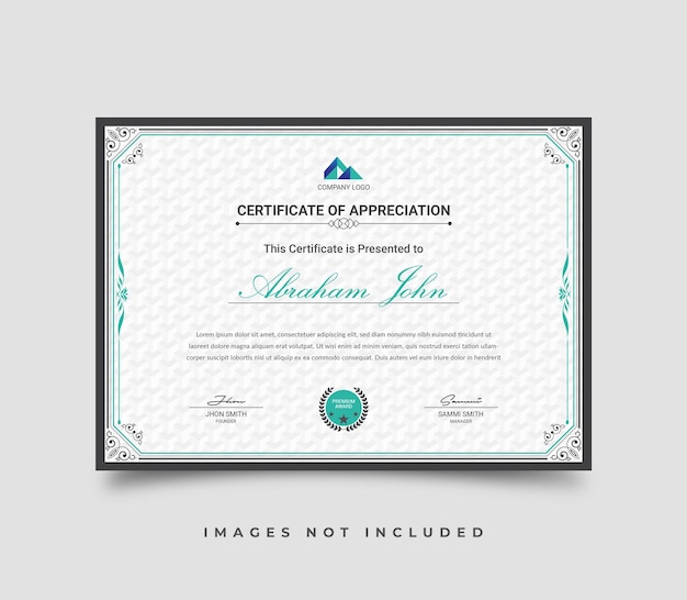 Modèle de certificat vectoriel