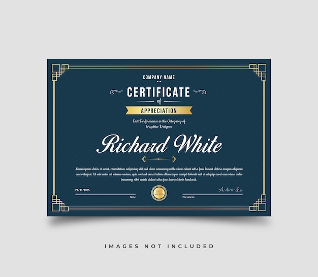 Modèle de certificat vectoriel