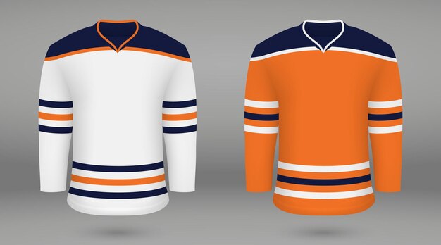 Modèle De Chemise Pour Maillot De Hockey Sur Glace