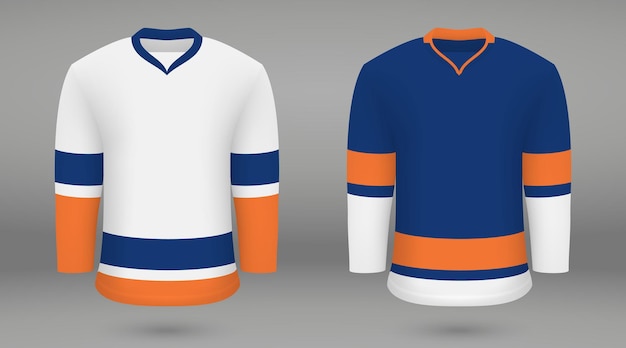 Modèle de chemise pour maillot de hockey sur glace