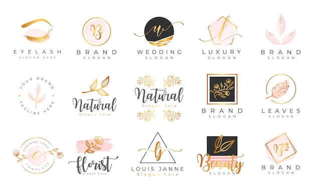 Modèle De Collections De Logo Féminin