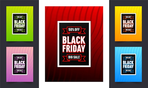 Modèle De Conception D'affiche Black Friday