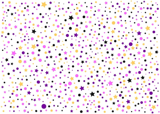 modèle de conception d'affiche de vacances sans couture de confetti