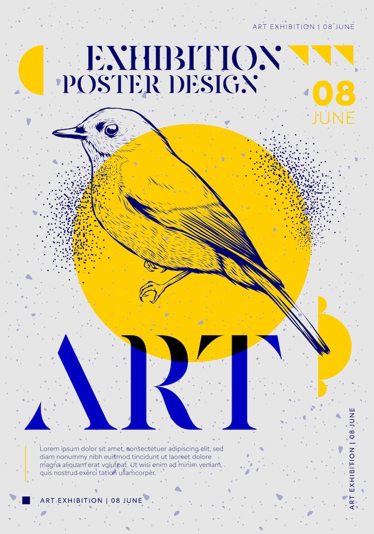 Vecteur modèle de conception de l'affiche
