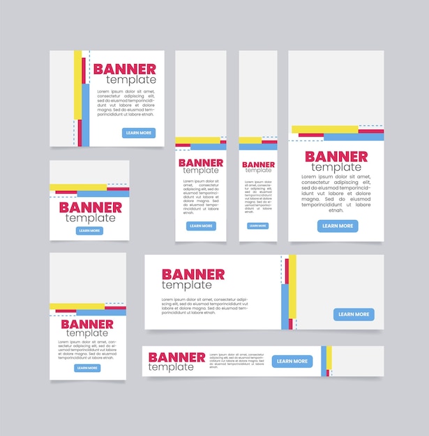 Modèle de conception de bannière web de coupon de réduction. Dépliant de vecteur avec espace de texte. Plaque publicitaire avec fond personnalisé. Affiche imprimable promotionnelle pour la publicité. Disposition graphique