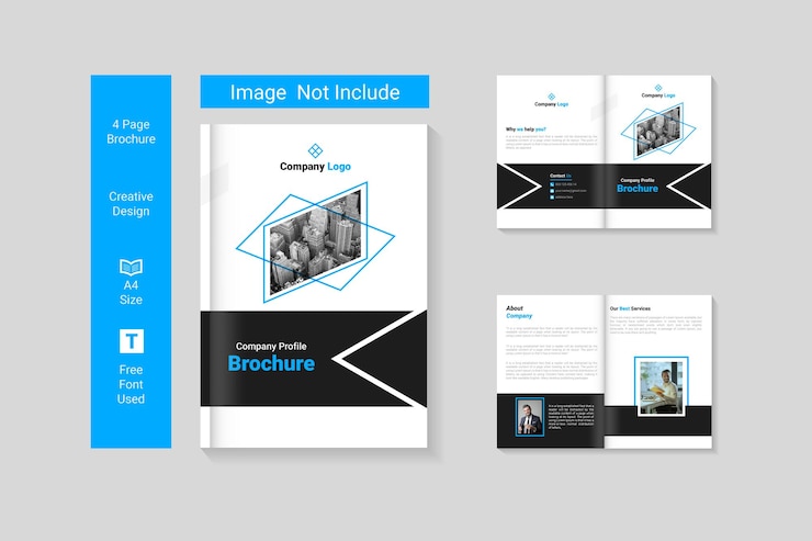 Vecteur modèle de conception de brochure d'affaires vectorielle