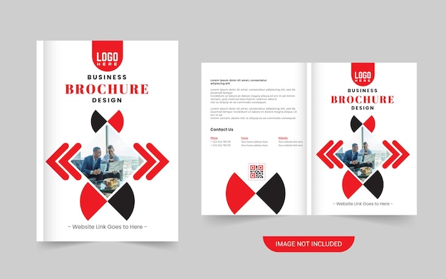 Vecteur modèle de conception de brochure d'entreprise