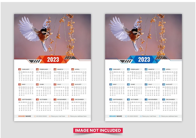 Modèle De Conception De Calendrier 2023