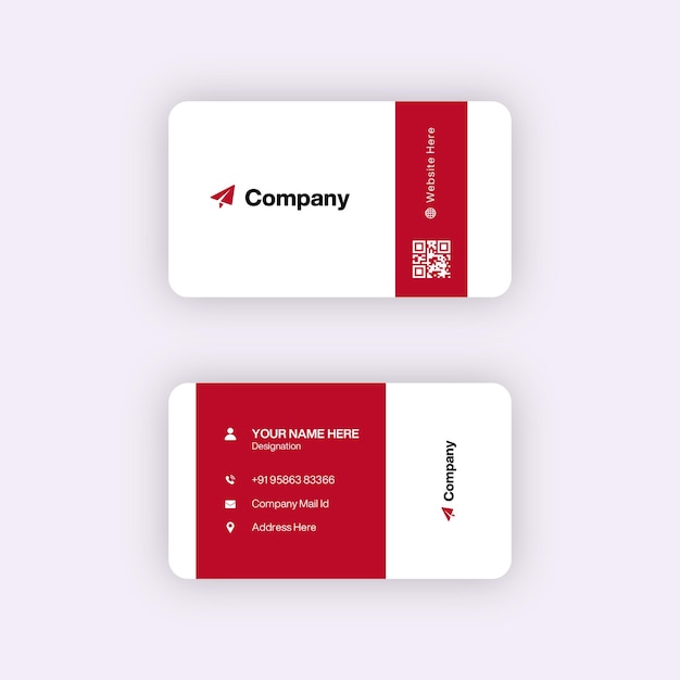 Modèle De Conception De Carte De Visite Corporative