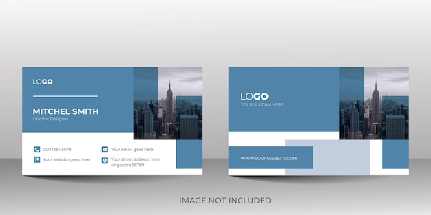 Modèle De Conception De Carte De Visite Moderne