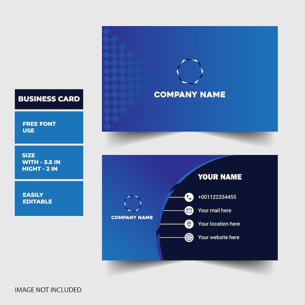 Modèle De Conception De Carte De Visite