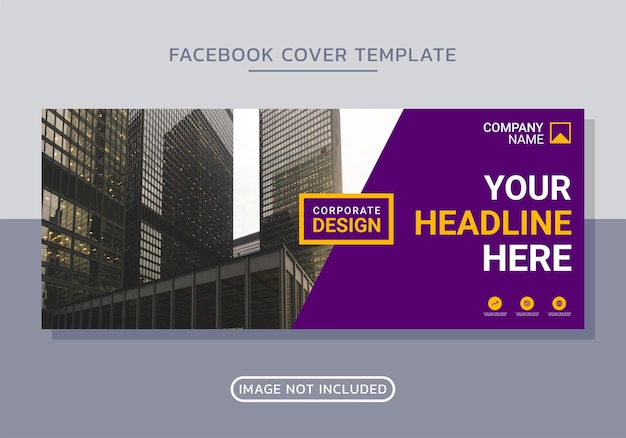 Modèle de conception de couverture Facebook d'entreprise