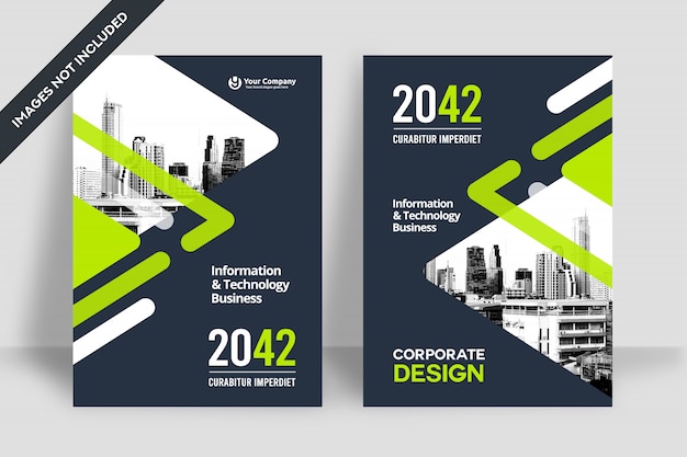 Modèle De Conception De Couverture De Livre D'entreprise