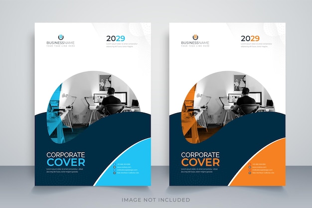 Modèle de conception de couverture de livre d'entreprise