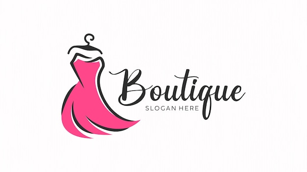 Modèle de conception du logo d'une boutique