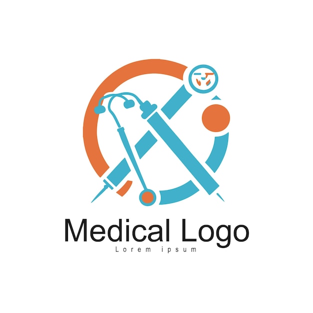 Modèle De Conception Du Logo Médical Vectoriel