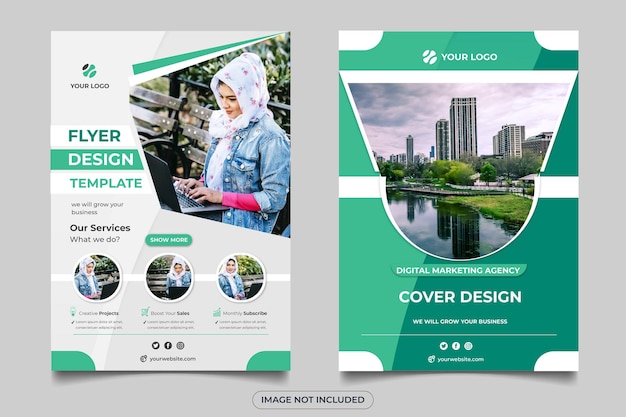 Modèle De Conception De Flyer Et Couverture De Page