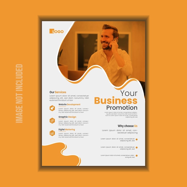 Modèle de conception de flyer d'entreprise et de conception de modèle d'entreprise