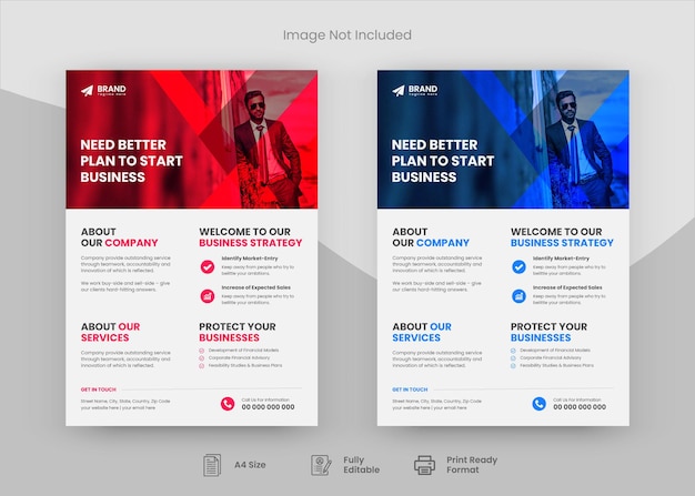 Modèle De Conception De Flyer D'entreprise