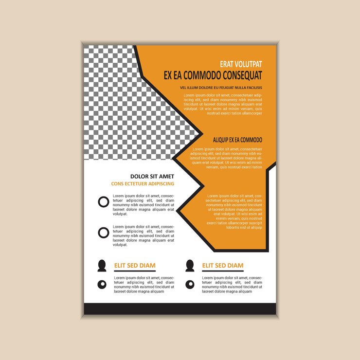 Vecteur modèle de conception de flyer d&#39;entreprise