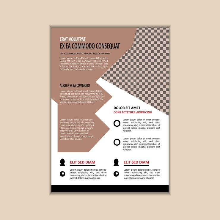 Vecteur modèle de conception de flyer d&#39;entreprise