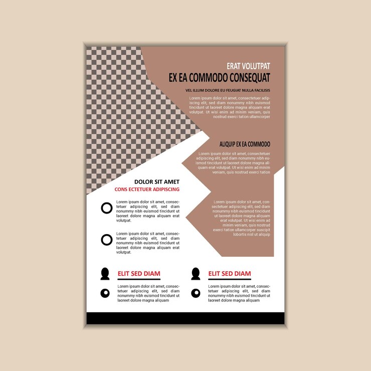Vecteur modèle de conception de flyer d&#39;entreprise