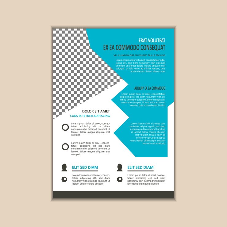Vecteur modèle de conception de flyer d&#39;entreprise