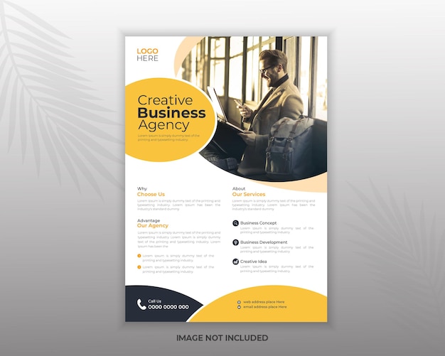 Modèle de conception de flyer pour votre entreprise et votre entreprise