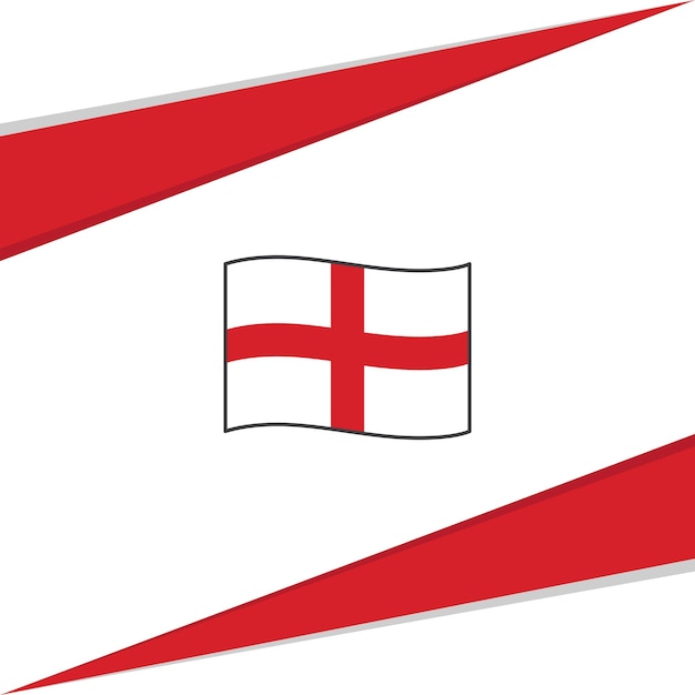 Modèle de conception de fond abstrait drapeau Angleterre Bannière de la fête de l'indépendance de l'Angleterre Message de médias sociaux Drapeau de l'Angleterre
