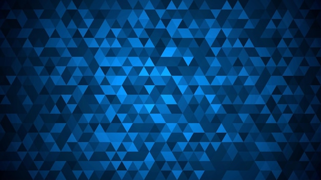 Modèle de conception de fond polygonale bleu abstrait pour brochures flyers magazine