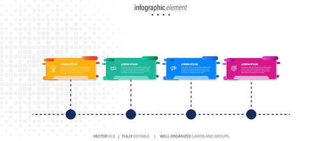 Modèle de conception de graphique infographique sur l'efficacité des investissements Graphique d'informations modifiable avec des icônes Instructiona