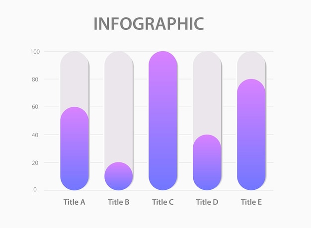 Modèle de conception de graphique infographique de réalisation des objectifs de l'entreprise