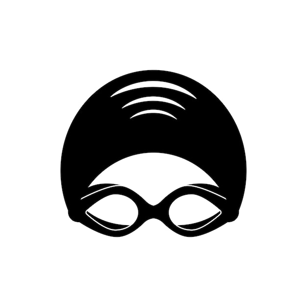 Modèle De Conception D'icône De Lunettes De Natation Symbolillustration