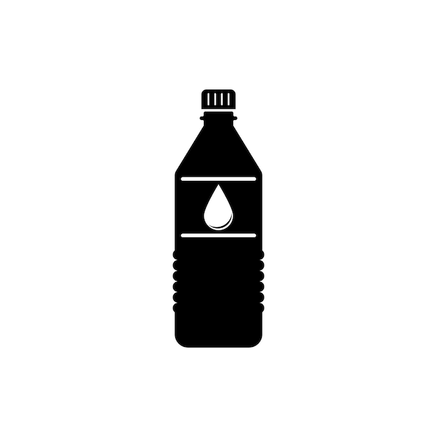 Modèle de conception d'iconillustration de bouteille de boisson