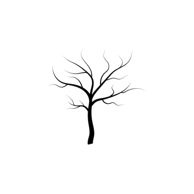 Modèle de conception d'illustration vectorielle de branche d'arbre