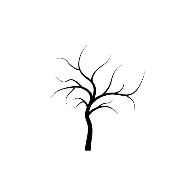 Modèle De Conception D'illustration Vectorielle De Branche D'arbre