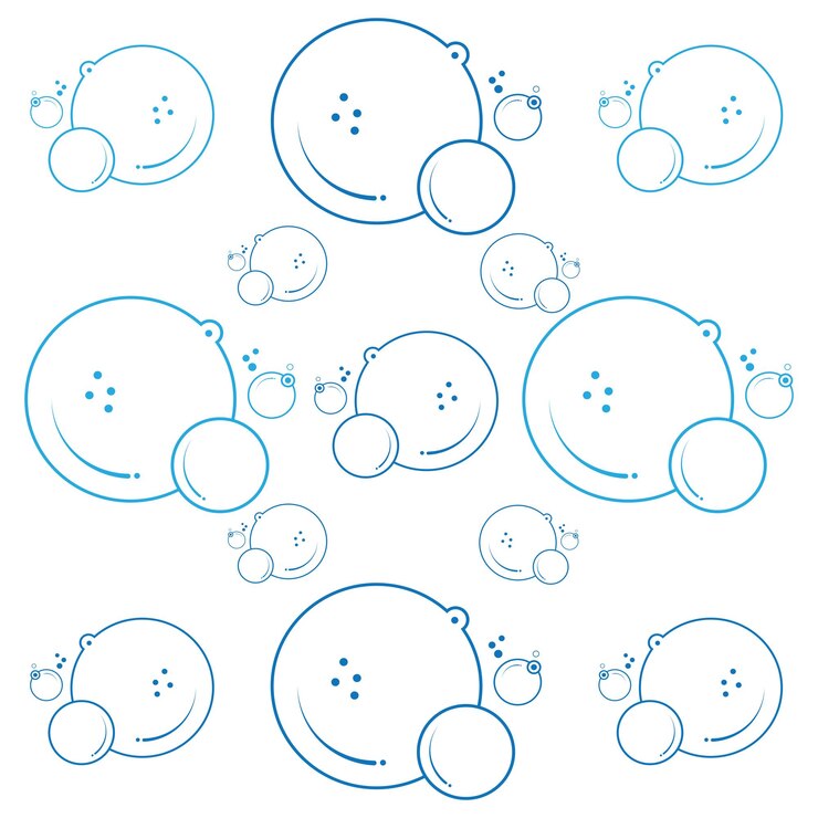 Modèle de conception d'illustration vectorielle d'icône de bulle