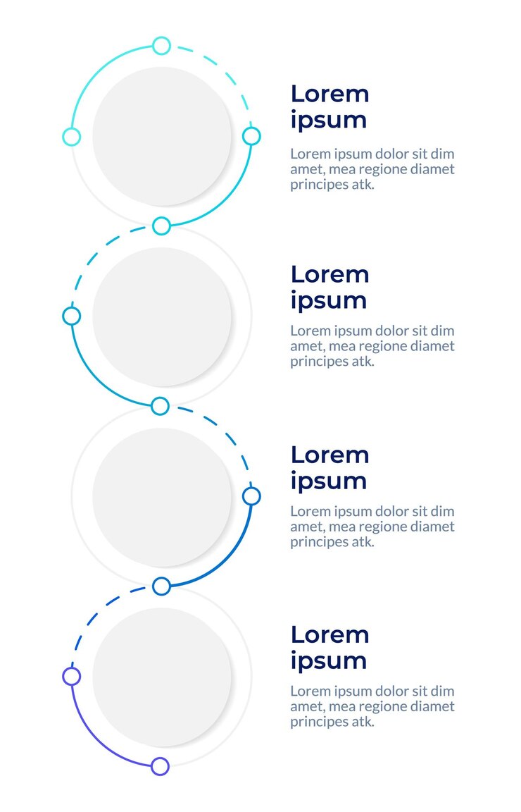 Vecteur modèle de conception d'infographie technologique