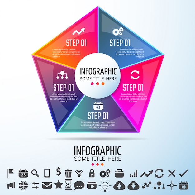 Modèle De Conception D'infographie