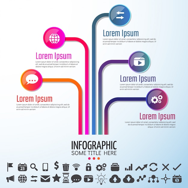 Modèle De Conception D'infographie