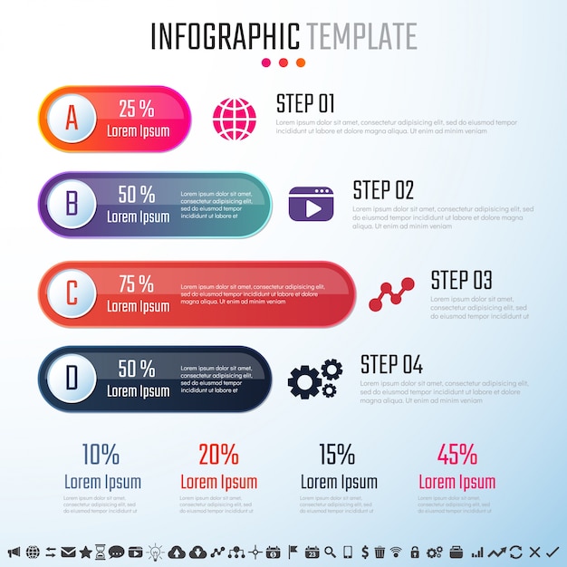 Modèle De Conception D'infographies