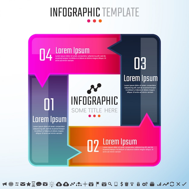 Modèle De Conception D'infographies