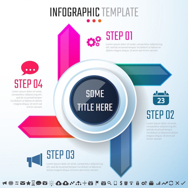 Modèle De Conception D'infographies