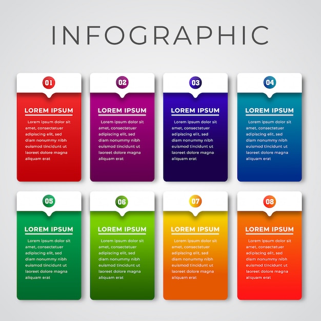 Modèle De Conception Infographique Abstraite