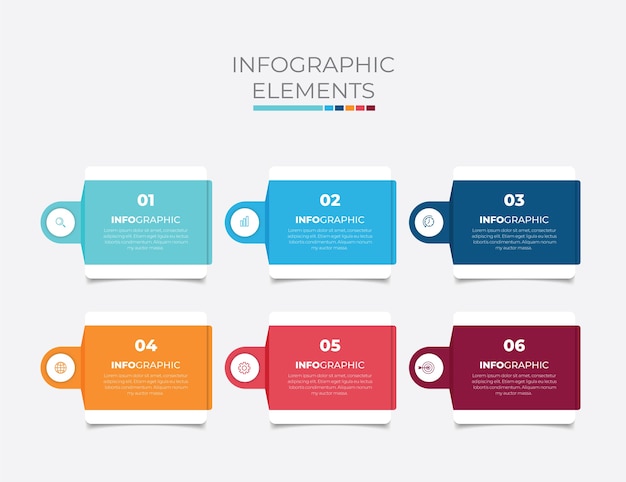 Modèle De Conception Infographique Simple.