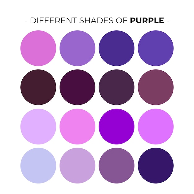Modèle de conception de jeu de palette de couleurs vectorielles multicolore