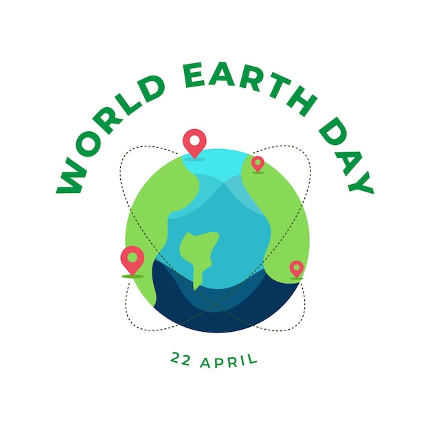 Modèle De Conception De La Journée Mondiale De La Terre
